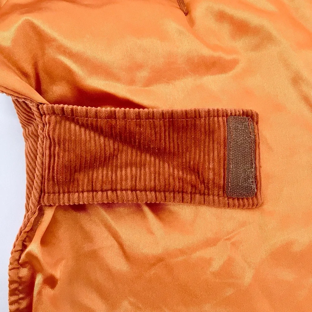 Woolrich Corduroy Dog Sweater Jacket Vest Size Large